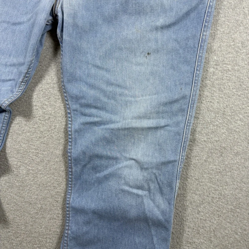 Vintage 90s Levis Action 43415 Denim Jeans Mens 38x32 Light Wash Straight Leg